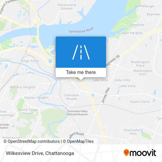 Wilkesview Drive map