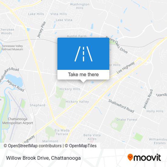 Mapa de Willow Brook Drive