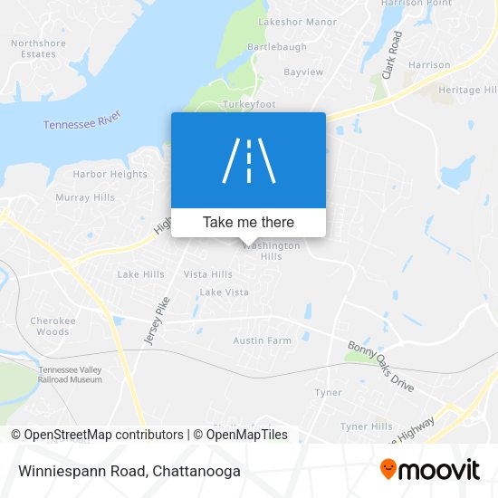 Winniespann Road map