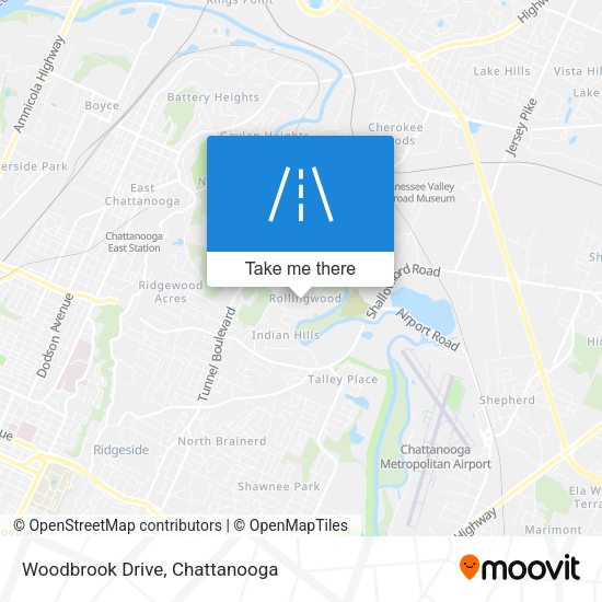 Woodbrook Drive map