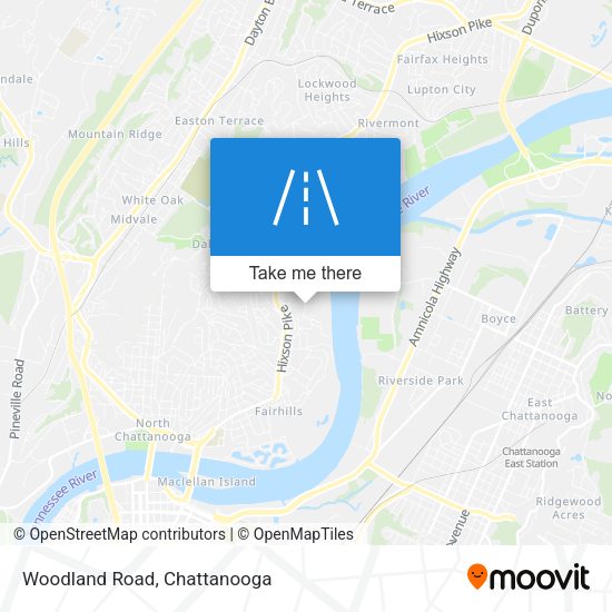 Mapa de Woodland Road