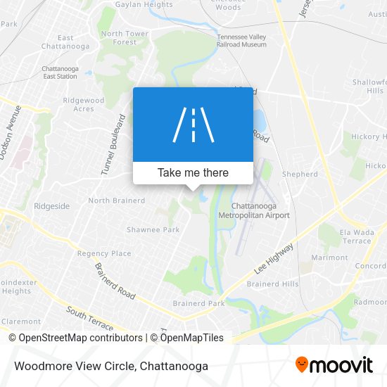 Mapa de Woodmore View Circle