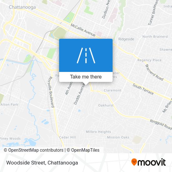Mapa de Woodside Street
