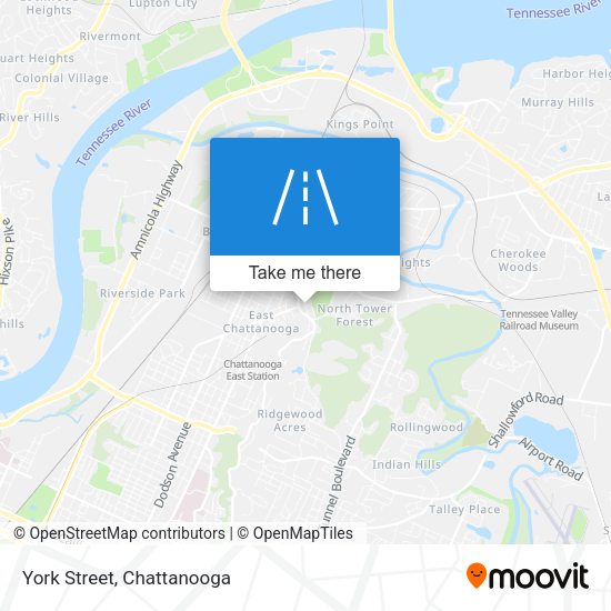 Mapa de York Street