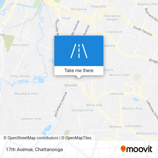 17th Avenue map