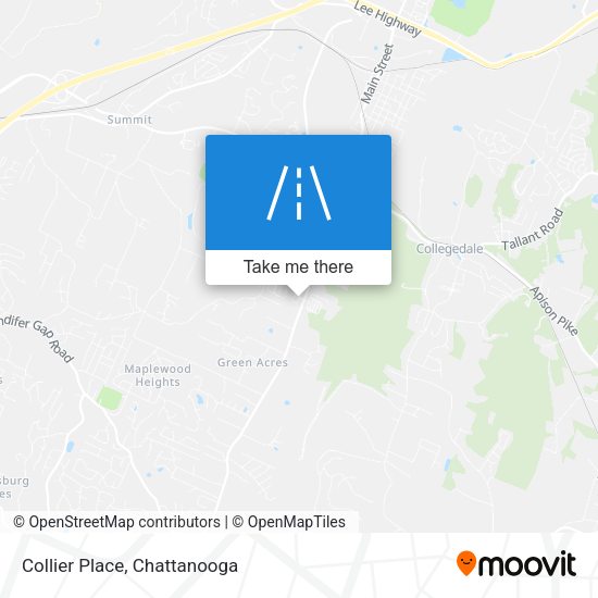 Mapa de Collier Place