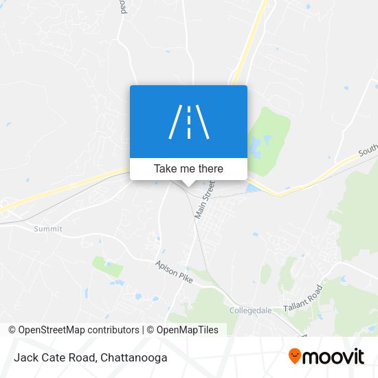 Mapa de Jack Cate Road