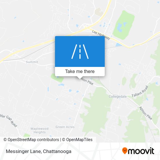 Mapa de Messinger Lane
