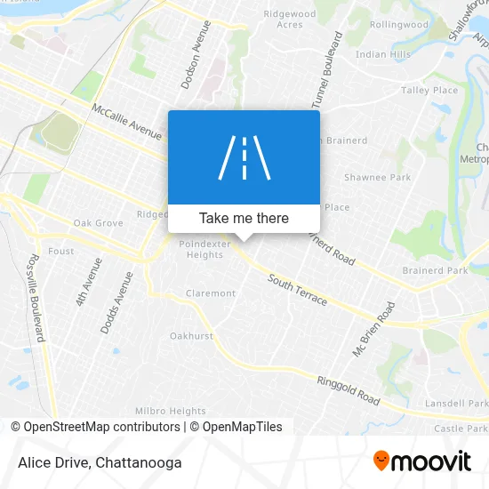 Alice Drive map