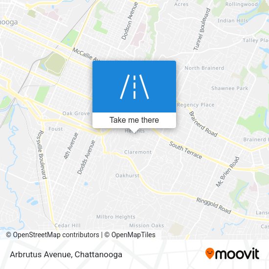 Arbrutus Avenue map
