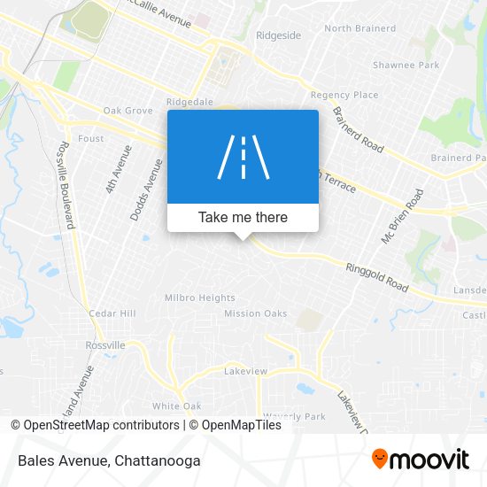 Mapa de Bales Avenue