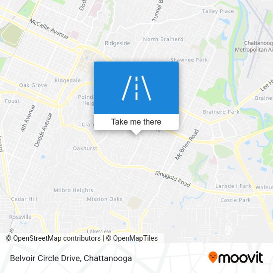 Belvoir Circle Drive map