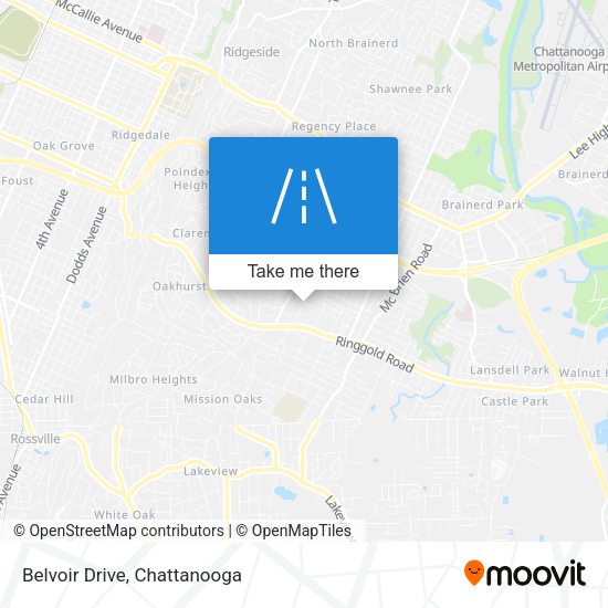 Mapa de Belvoir Drive
