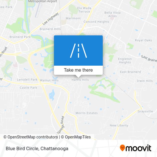 Mapa de Blue Bird Circle