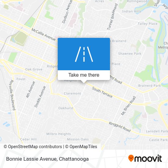 Mapa de Bonnie Lassie Avenue