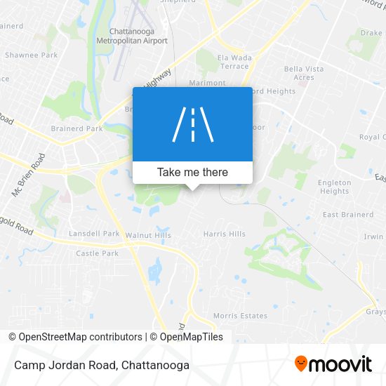 Mapa de Camp Jordan Road