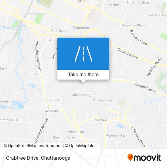 Mapa de Crabtree Drive