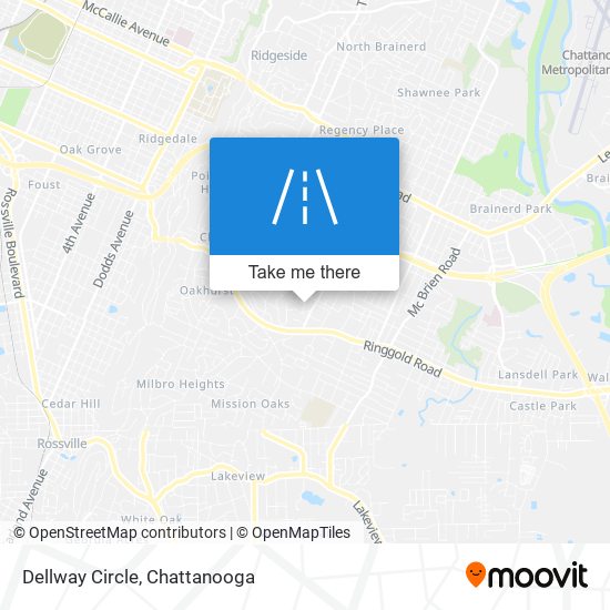 Dellway Circle map