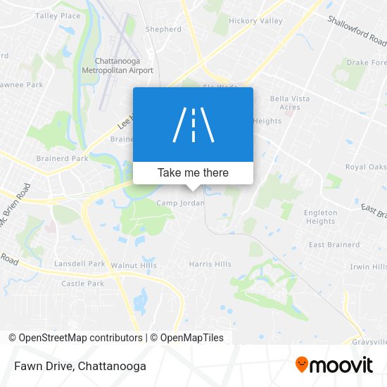 Mapa de Fawn Drive