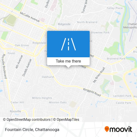 Fountain Circle map