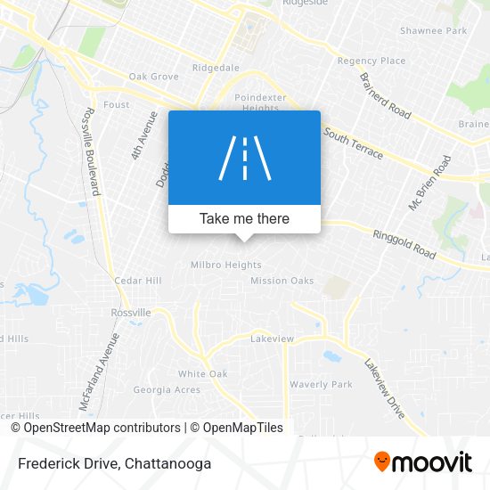 Mapa de Frederick Drive