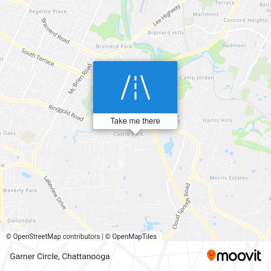 Mapa de Garner Circle