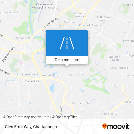 Mapa de Glen Errol Way
