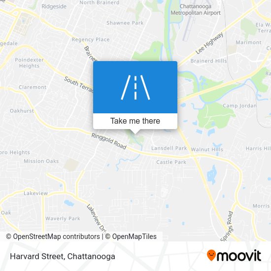 Mapa de Harvard Street
