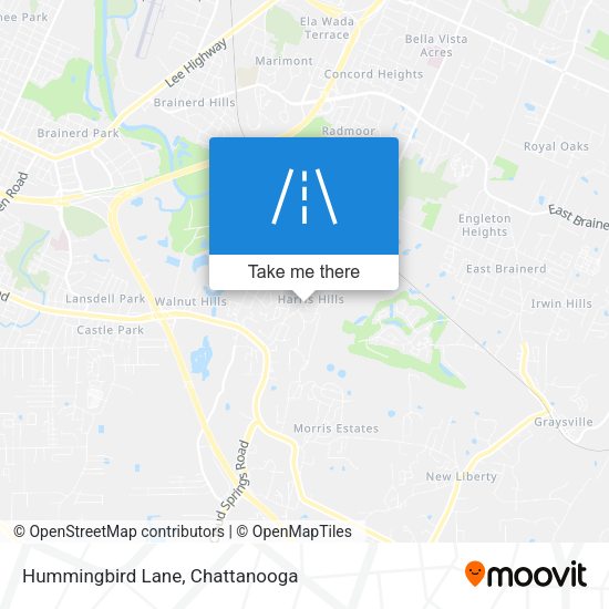 Mapa de Hummingbird Lane