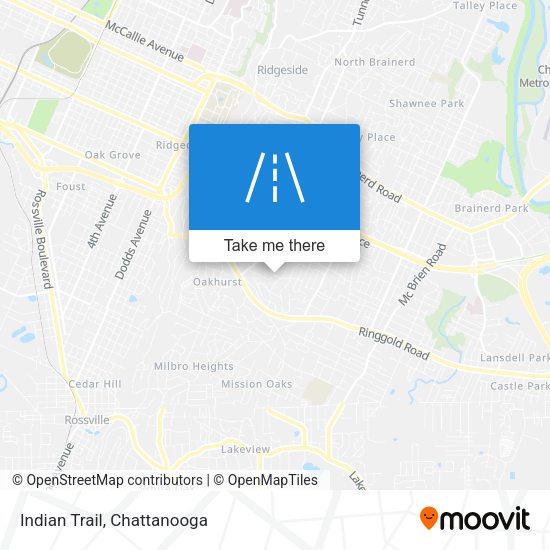 Mapa de Indian Trail