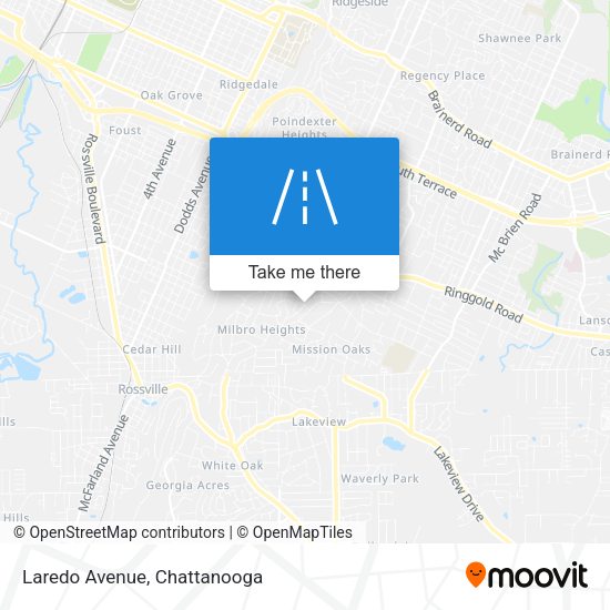 Mapa de Laredo Avenue