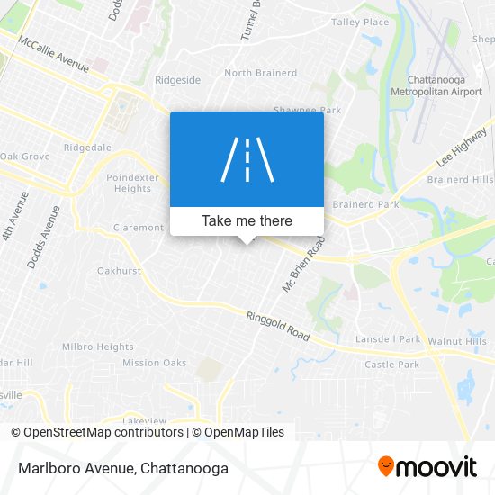 Marlboro Avenue map
