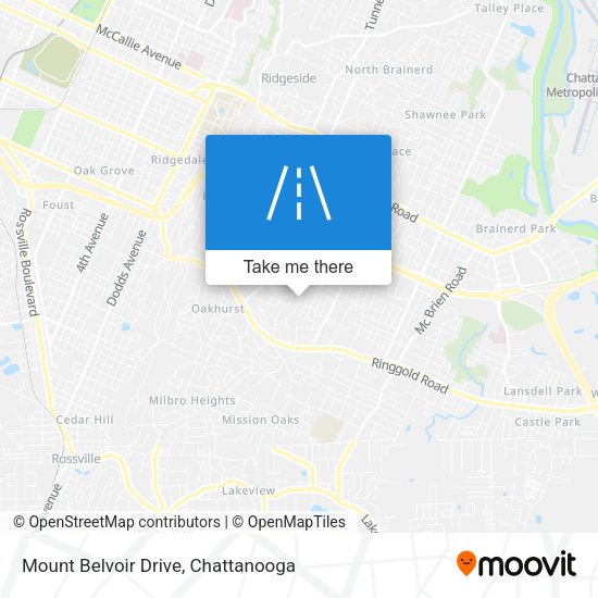 Mount Belvoir Drive map