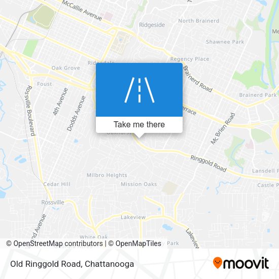 Mapa de Old Ringgold Road