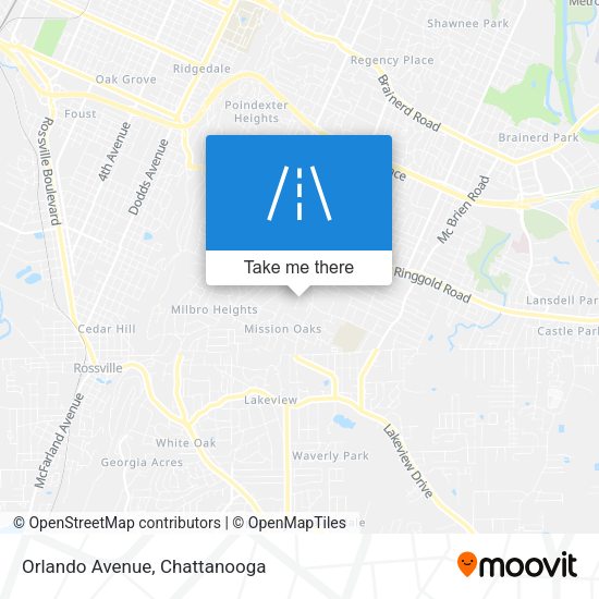 Orlando Avenue map