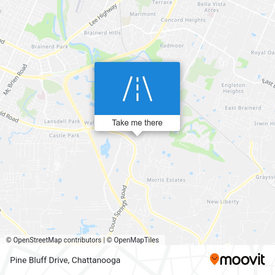 Pine Bluff Drive map