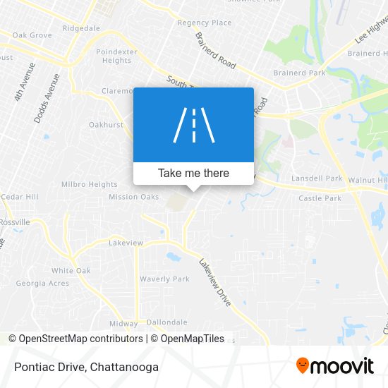 Mapa de Pontiac Drive