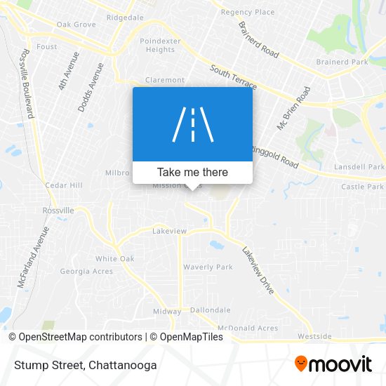 Stump Street map