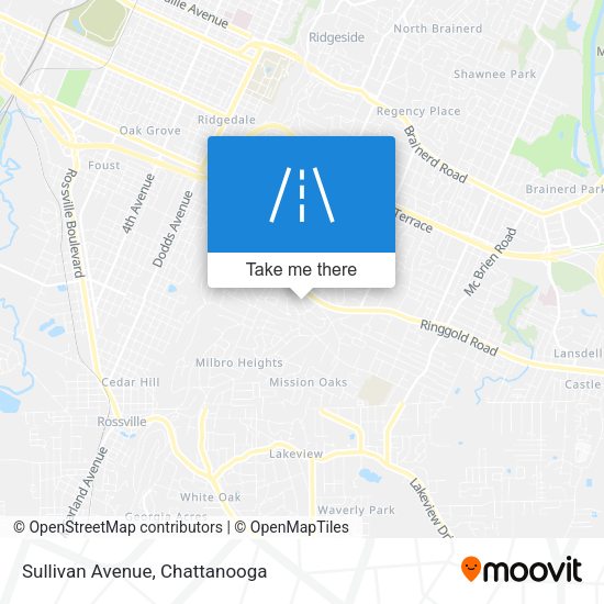 Sullivan Avenue map