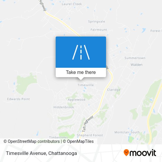 Mapa de Timesville Avenue