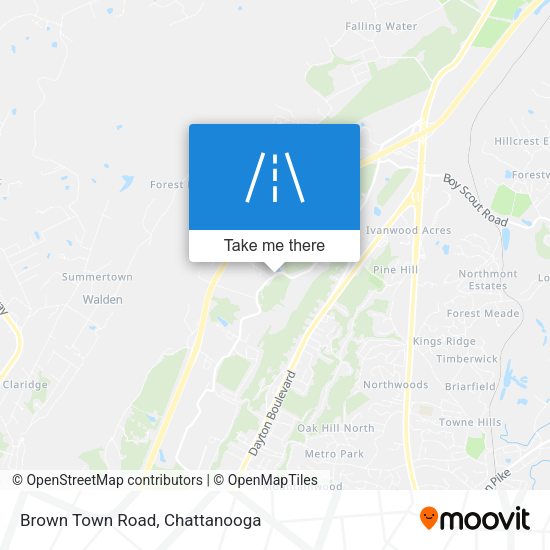 Mapa de Brown Town Road