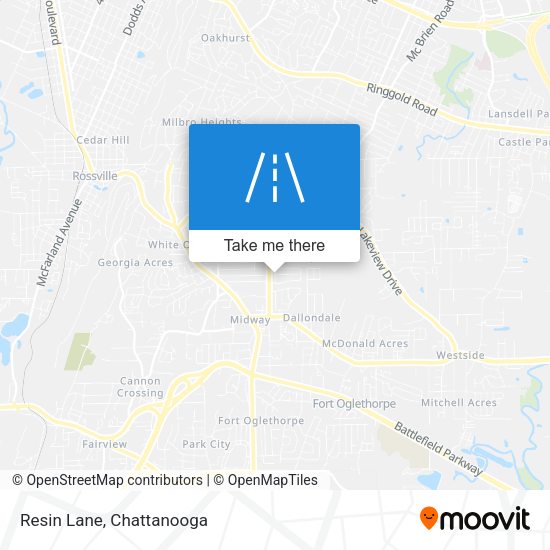 Mapa de Resin Lane