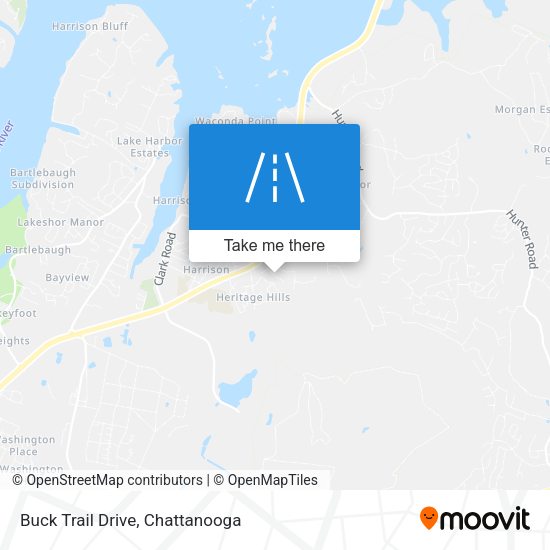 Buck Trail Drive map