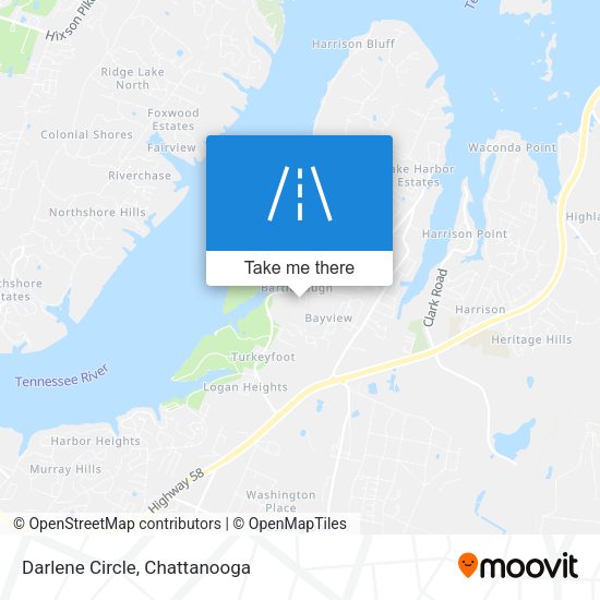 Darlene Circle map