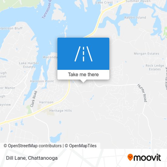 Mapa de Dill Lane