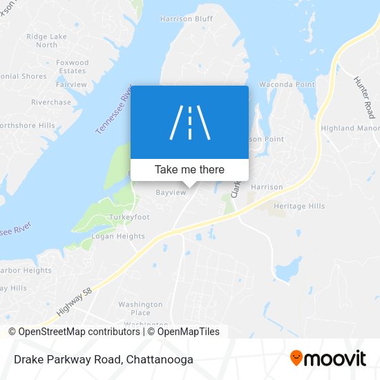 Drake Parkway Road map