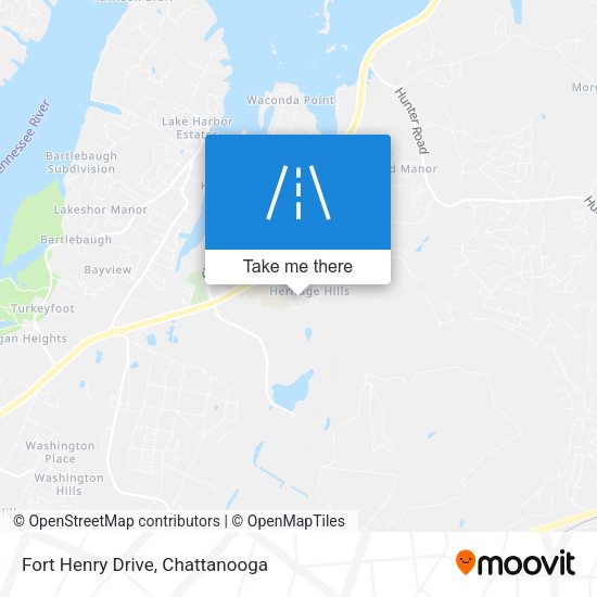 Mapa de Fort Henry Drive