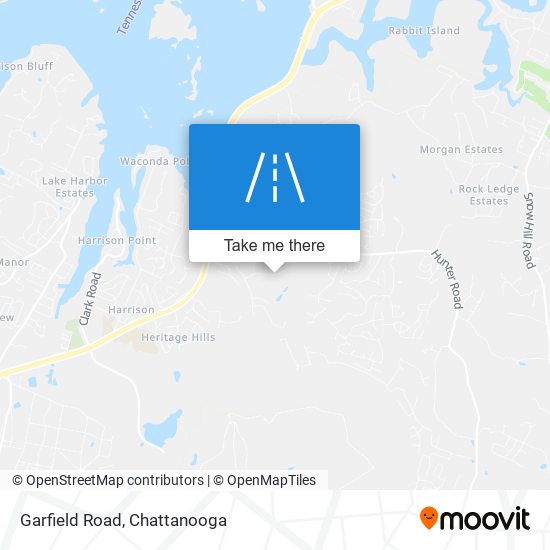 Mapa de Garfield Road