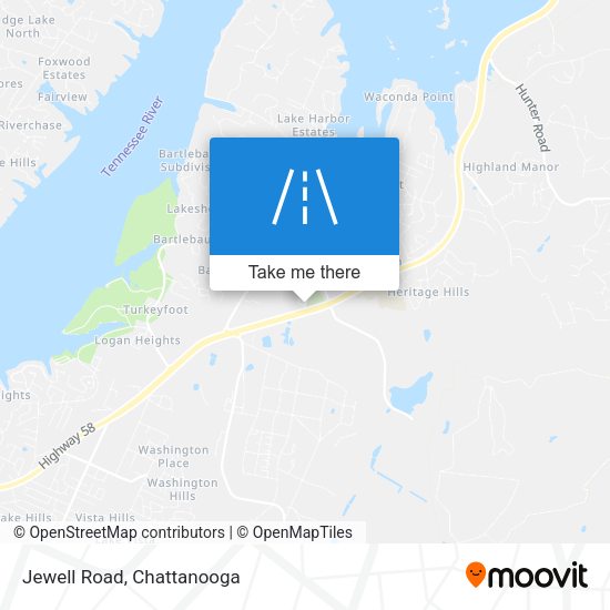 Mapa de Jewell Road