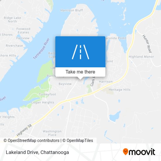 Lakeland Drive map